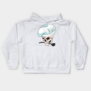 Skull Chef Cooking spoon Kids Hoodie